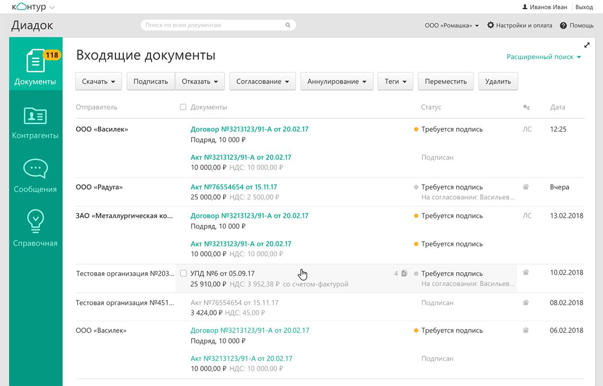 Контур.Диадок