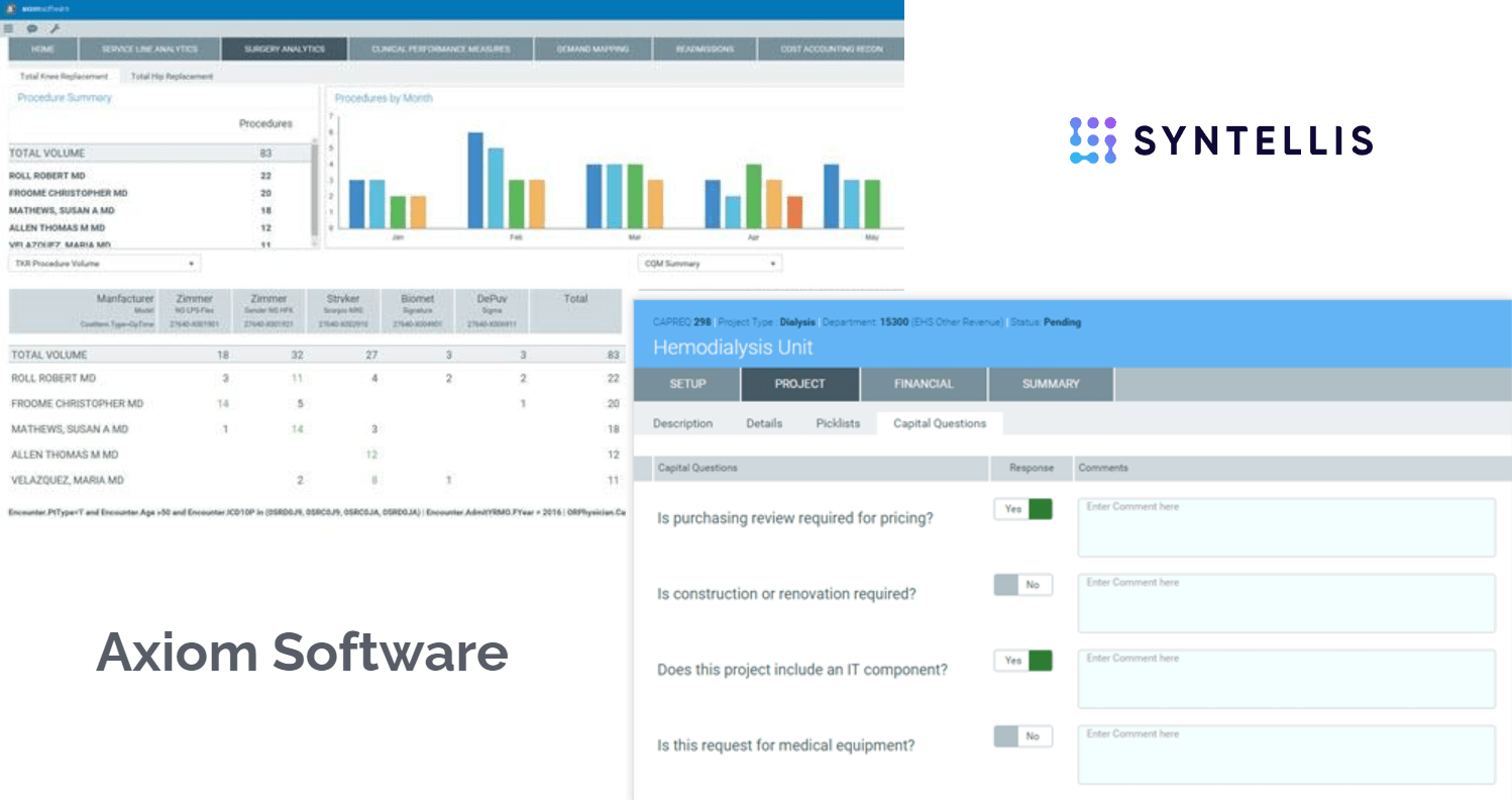 Вид программы Axiom Software